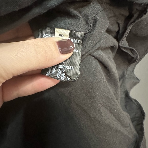 NEW Isabel Marant Etoile Audrey Dress Black 40 L - Picture 5 of 6